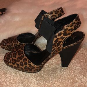 franco sarto leopard sandals